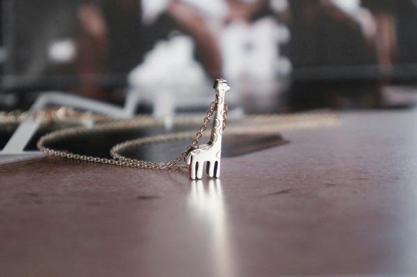 Tiny Giraffe Necklace