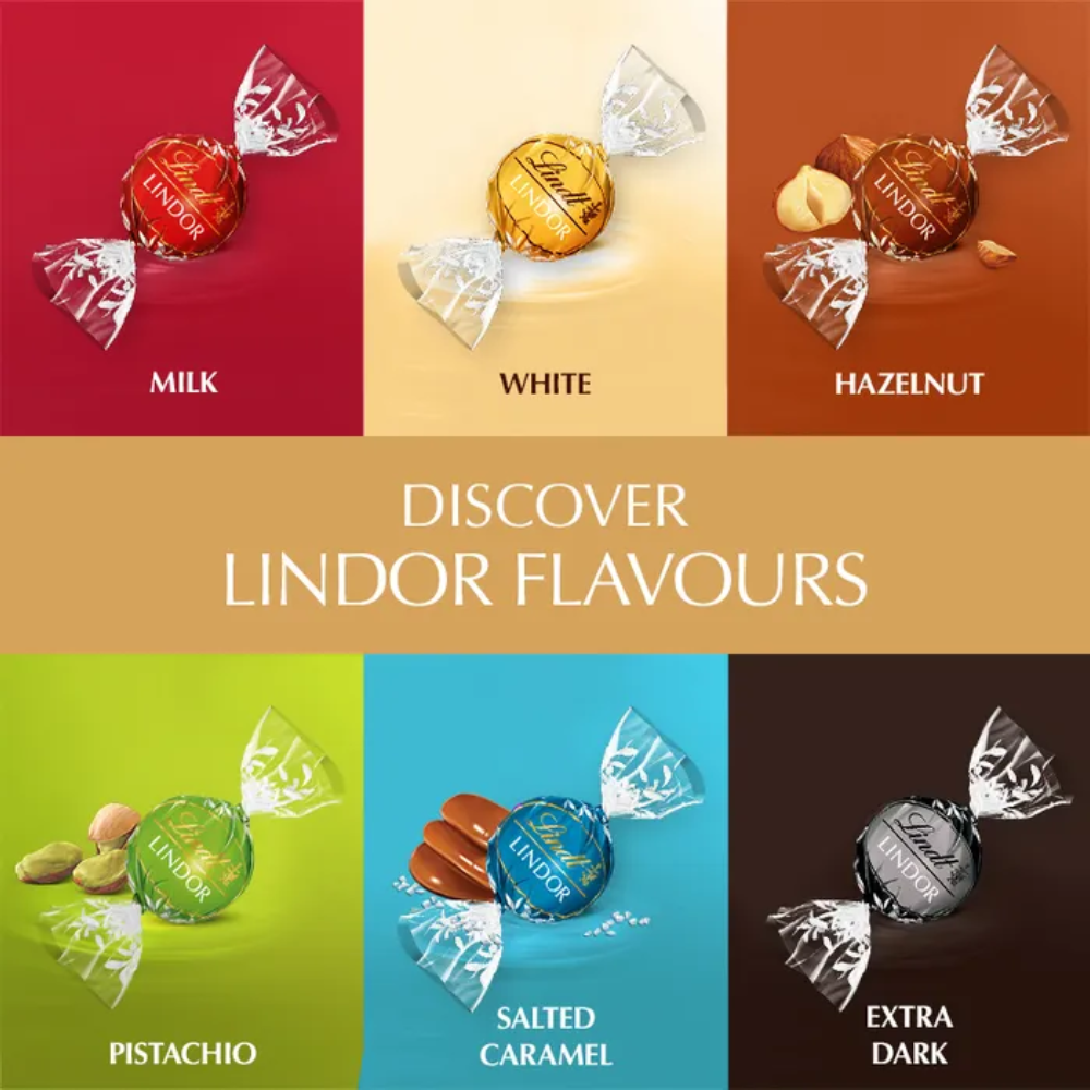 Lindt LINDOR Pistachio Milk Chocolate Truffles 200g - Image 4