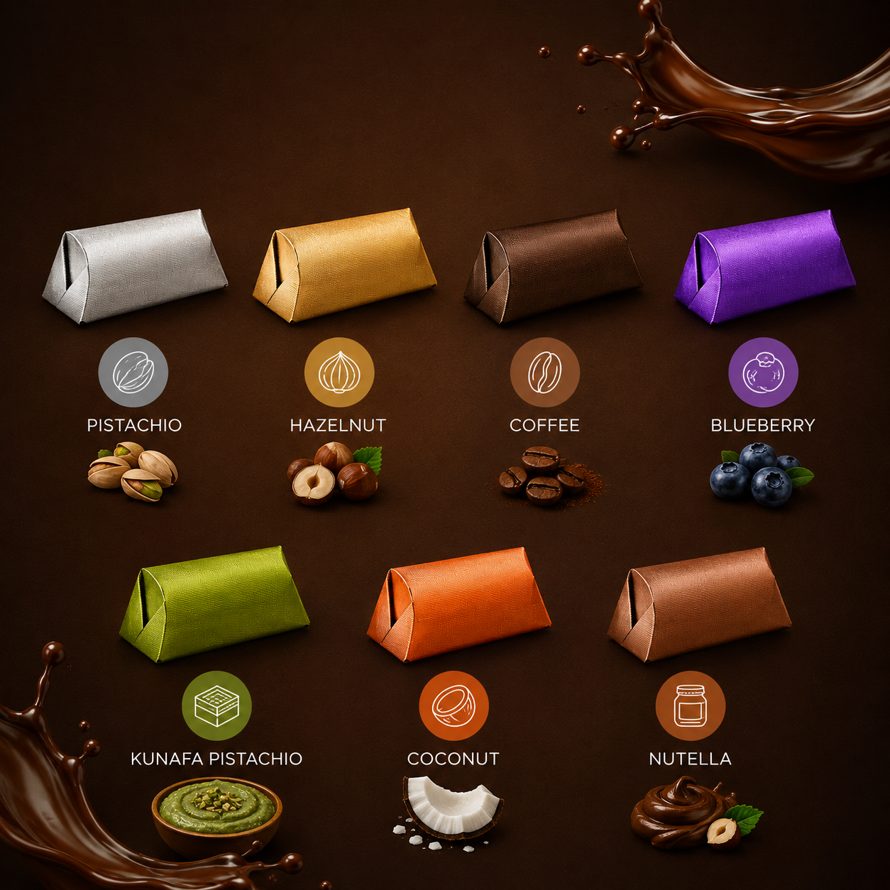7 Flavors Chocolate Box - Image 2
