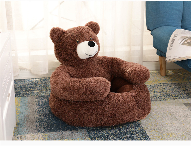 Super Soft Pet Bed Cute Bear Hug - Image 4