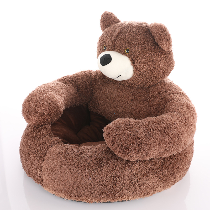 Super Soft Pet Bed Cute Bear Hug - Image 5