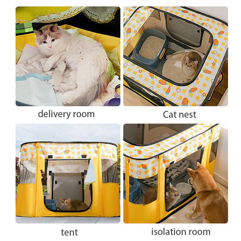 Sweet Cozy Folding Tent for Puppies and Kittens - Image 2
