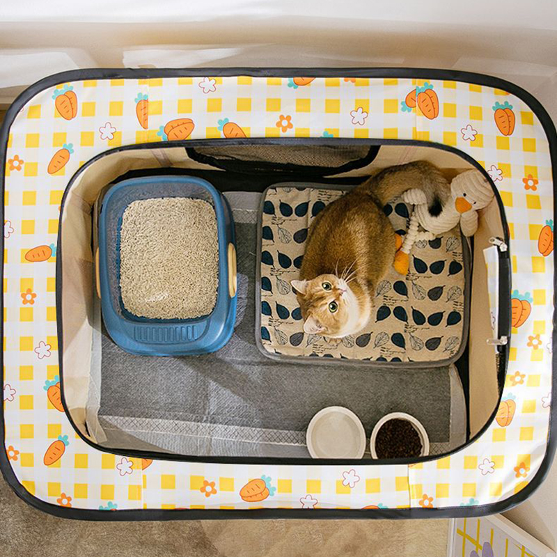 Sweet Cozy Folding Tent for Puppies and Kittens - Image 4