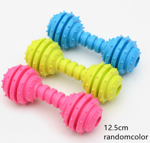 Pet Toys for Small Dogs - Barbell Shape