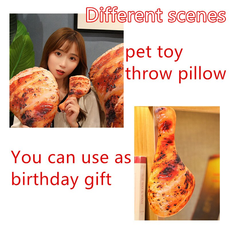 Chicken Leg toy for dogs and cats - Image 3