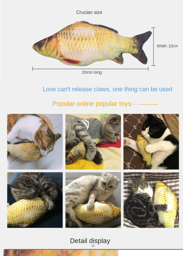 Cat Fish Toy