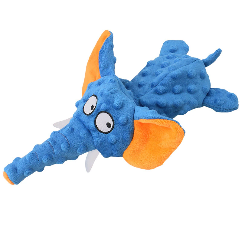 Elephant Soft Shell Plush Dog Toys