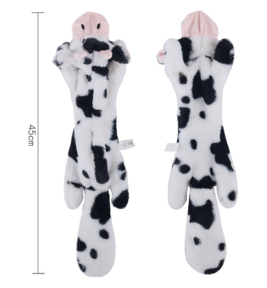 Animal Plush Toys for Dogs (Cow )