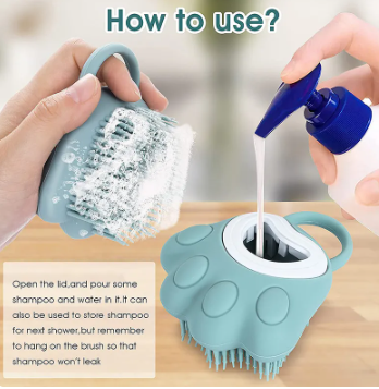 Silicone Pet Bath Brush