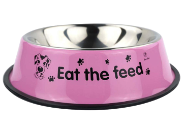 Stainless Steel Pet Feeding Bowls Non-slip Dog & cats Bowls