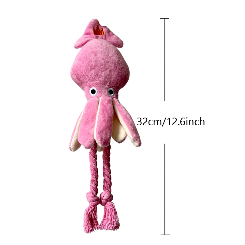Cute Squid Small interactive Dog Toy
