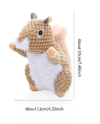 set of 2 chew toy (koala & squirrel) - Image 2