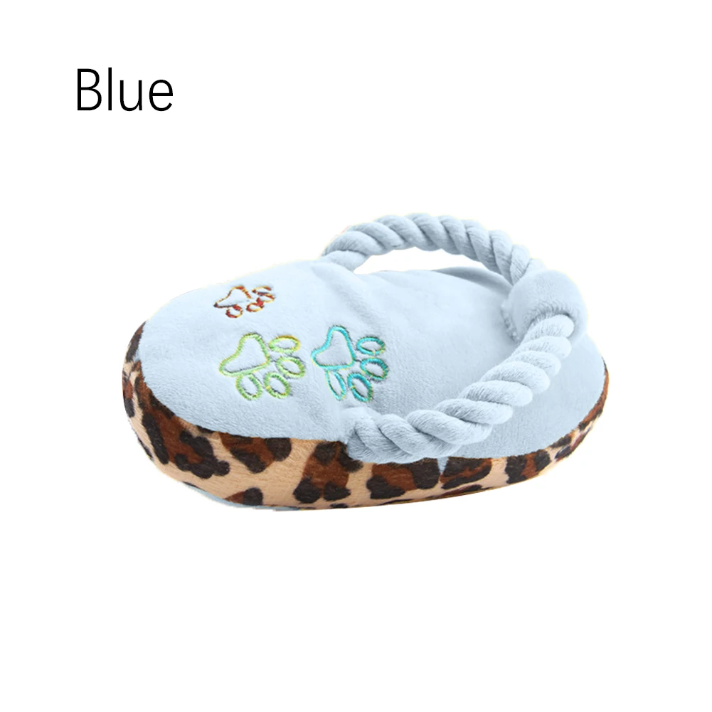 Funny Pet Dog Toys Plush Slippers