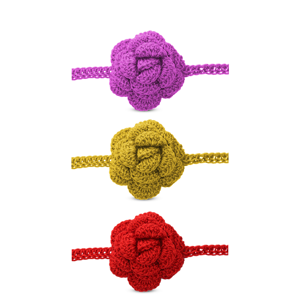 Floral Crochet Bracelet by Florchet