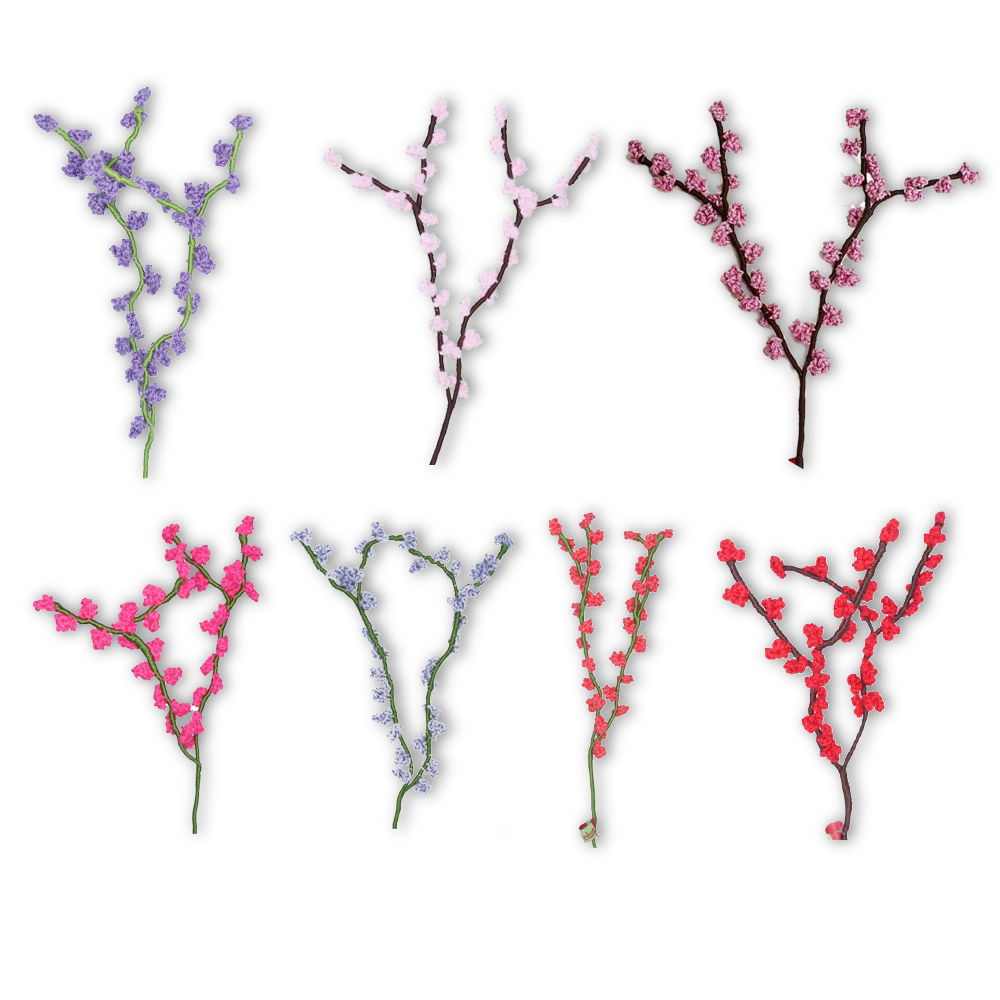 Gypsophila Shape (Baby's Breath) Crochet Flower by Florchet