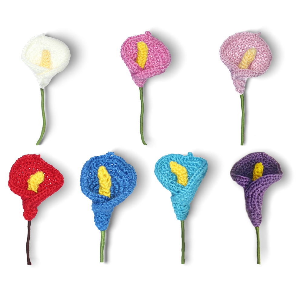Calla Lily Shape Crochet Flower by Florchet