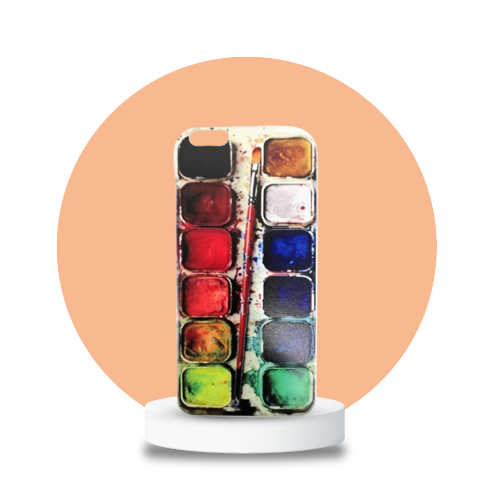 Watercolor Palette Case Compatible with iPhone 6 Plus