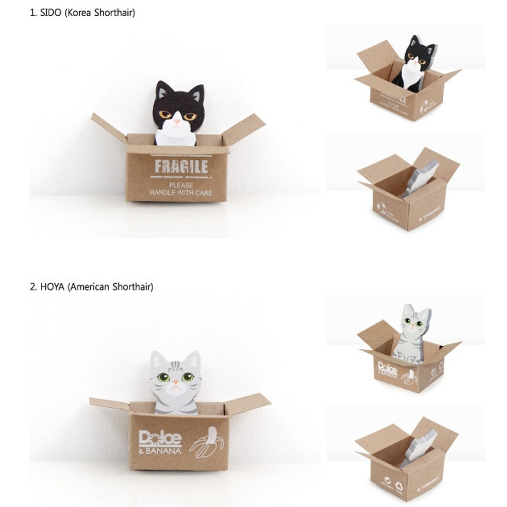 Kitty Sticky Notes & Bookmarks (5 Types) - Image 5