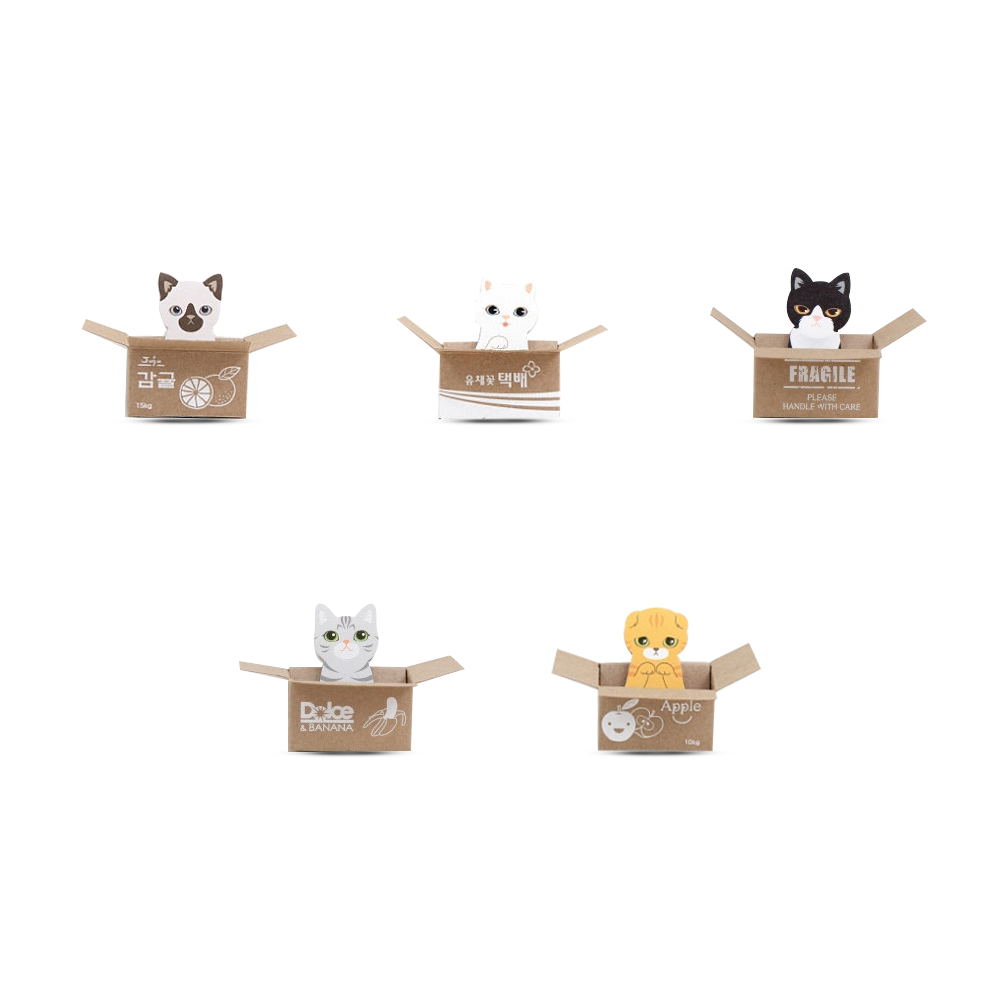 Kitty Sticky Notes & Bookmarks (5 Types) - Image 2
