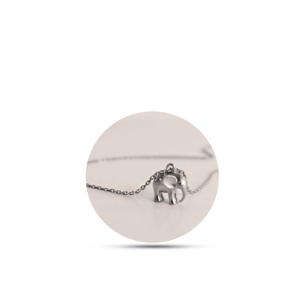 Tiny Elephant Necklace - Image 2